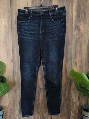 American Eagle Super Stretch Hi Rise Jegging Jeans 12 Reg          F290